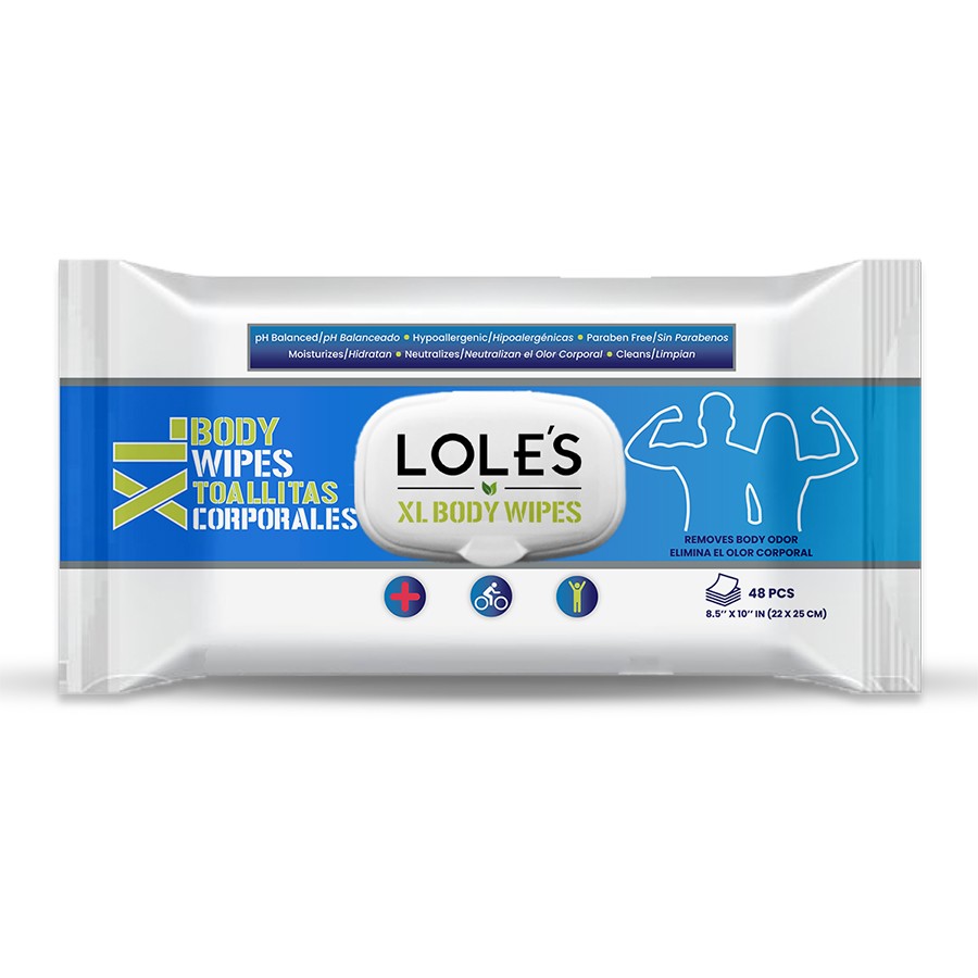 LOLE'S BODY WIPES 48