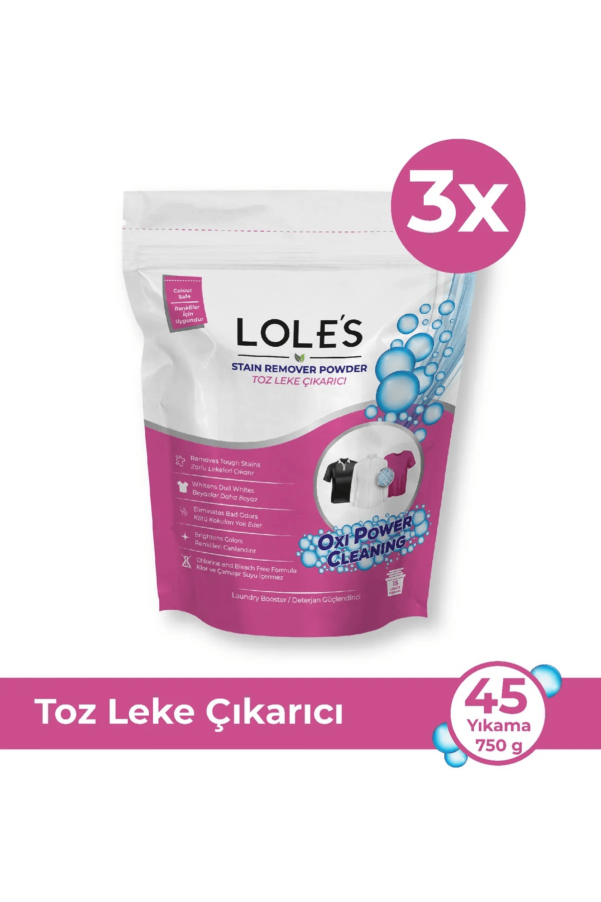 Toz Leke Çıkarıcı 3 Adet 750gr