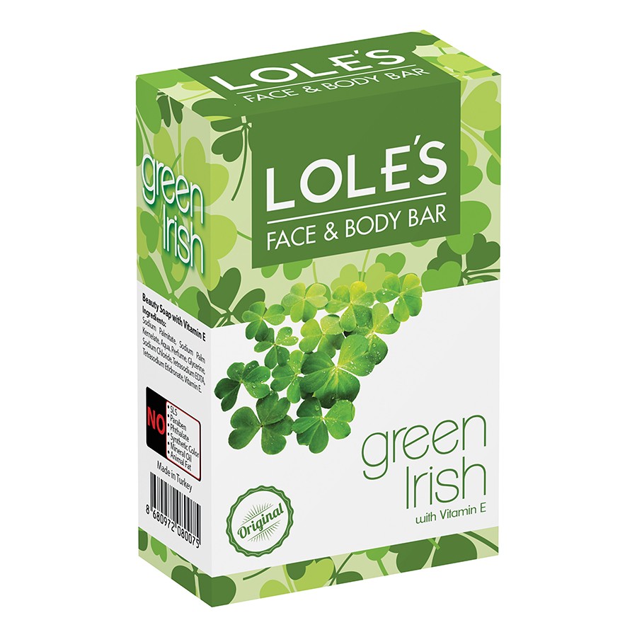 LOLE'S YÜZ&VÜCUT SABUNU - Green Irish 100 g