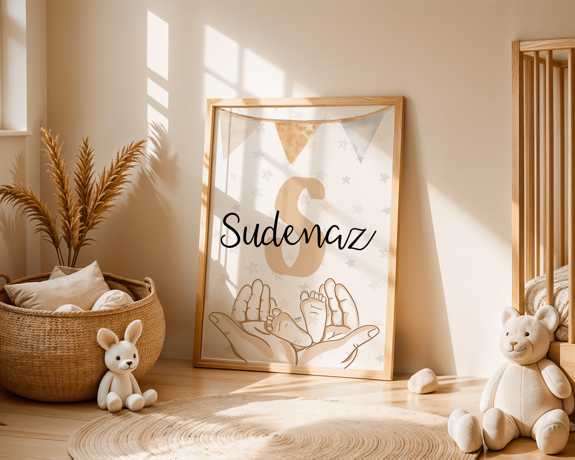 Çocuğunuza Özel İsimli Duvar Tablosu
