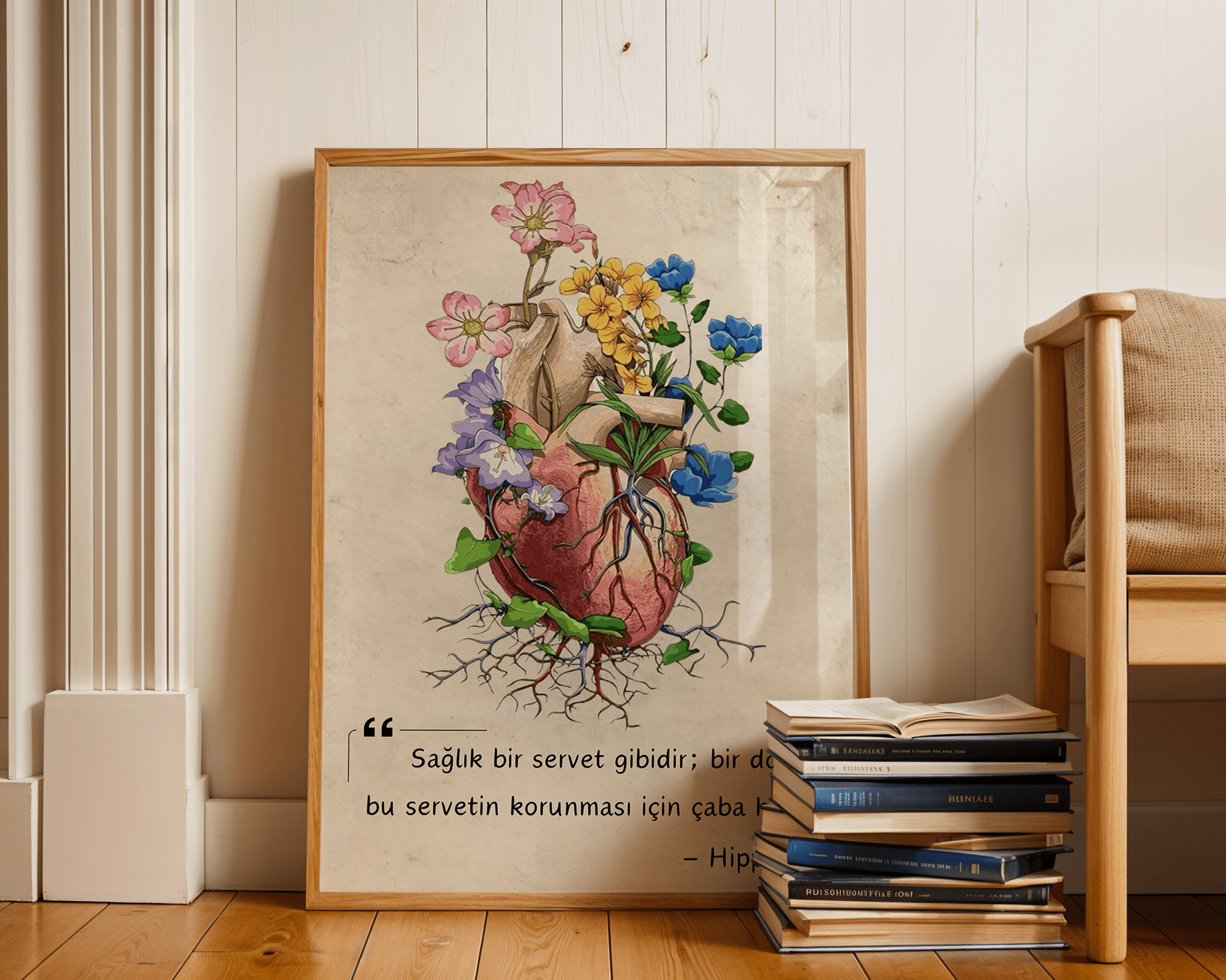 Sağlık Çalışanlarına Özel Anlamlı Duvar Tablosu