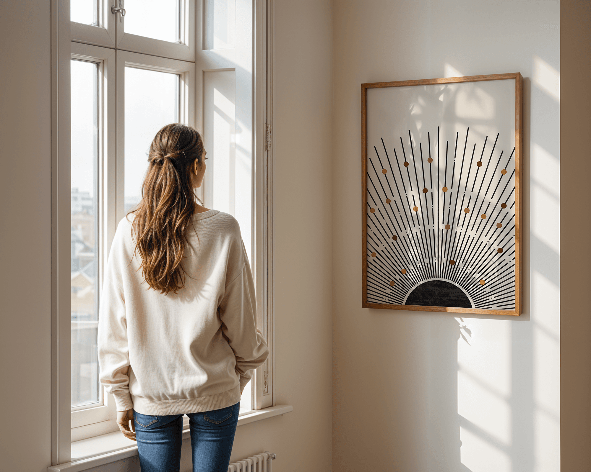 Modern Minimalist Üçlü Sanat Seti