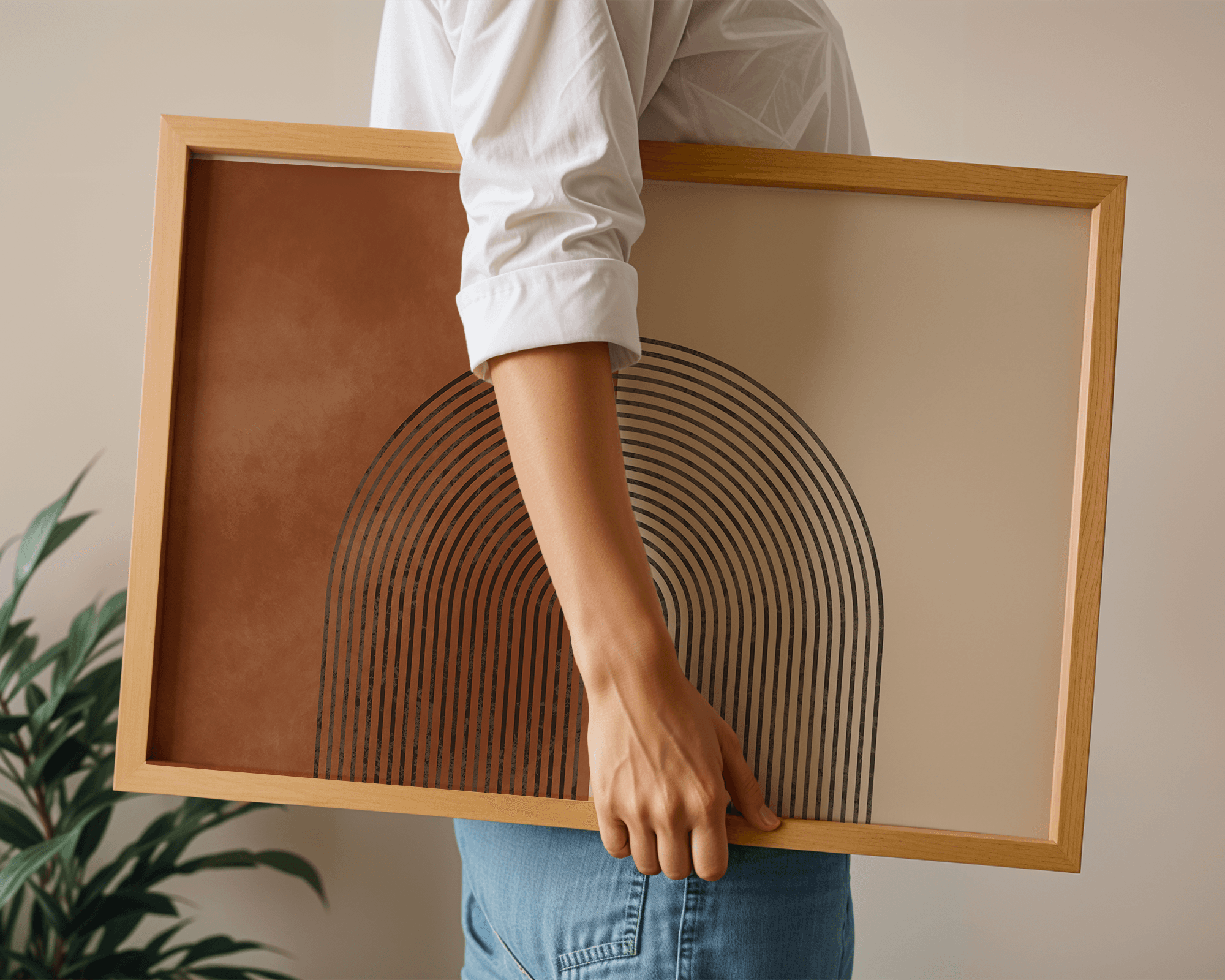 Modern Minimalist Üçlü Sanat Seti