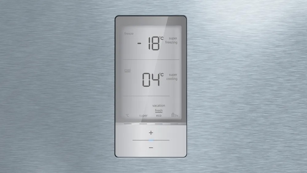iQ500 KG86NAID2N Alttan Donduruculu Buzdolabı 186 x 86 cm Kolay temizlenebilir Inox, Total noFrost