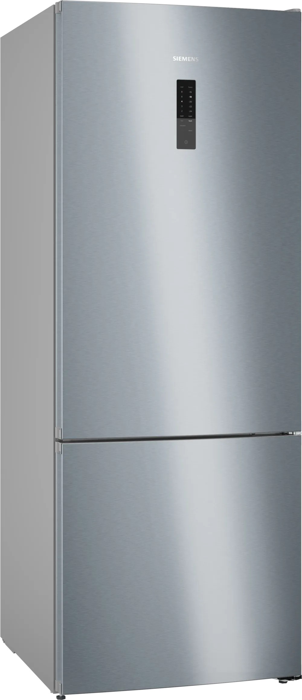 iQ300 KG55NCIE0N Alttan Donduruculu Buzdolabı 186 x 70 cm Kolay temizlenebilir Inox, Total noFrost