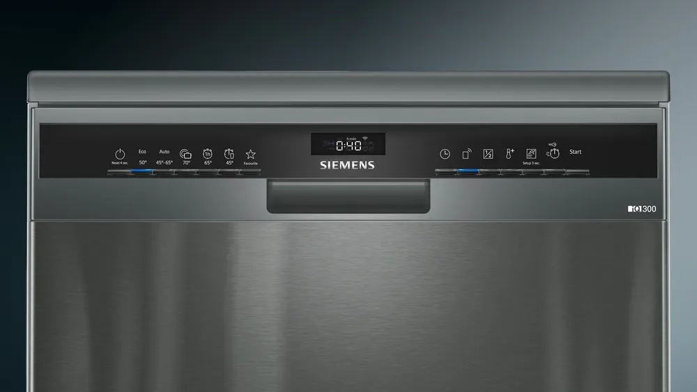 iQ300 SN23IC62MT Solo Bulaşık Makinesi 60 cm Brushed black steel anti-fingerprint