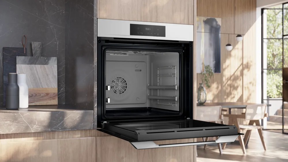 iQ500 HJ852GYW0T Ankastre Fırın 60 x 60 cm Beyaz
