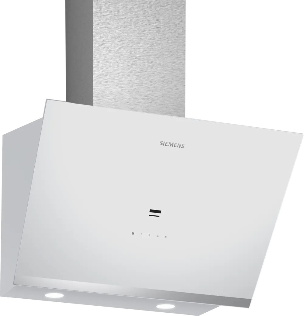 iQ500 LC67KPJ20T Duvar Tipi Davlumbaz 60 cm Beyaz Cam Yüzey, Beyaz