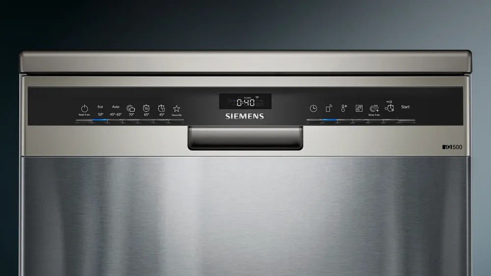 iQ500 SN23EI62KT Solo Bulaşık Makinesi 60 cm Paslanmaz çelik parmak izi tutmaz