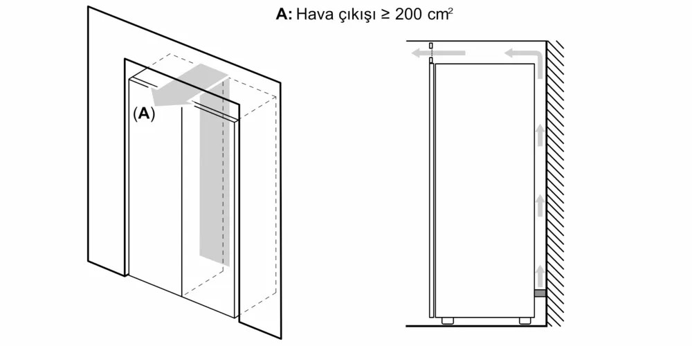 iQ300 GS33VVIE0N Solo Derin Dondurucu 176 x 60 cm Kolay temizlenebilir Inox