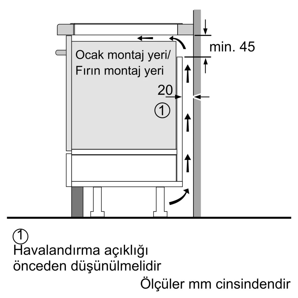 iQ100 EU611AGA5E İndüksiyonlu Ocak 60 cm Çerçevesiz Yüzey