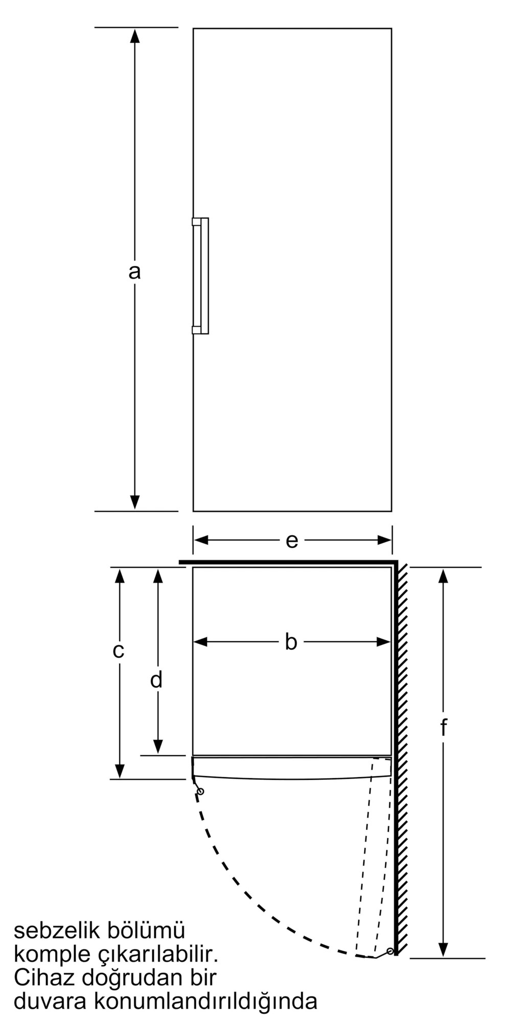 iQ300 GS33VVIE0N Solo Derin Dondurucu 176 x 60 cm Kolay temizlenebilir Inox