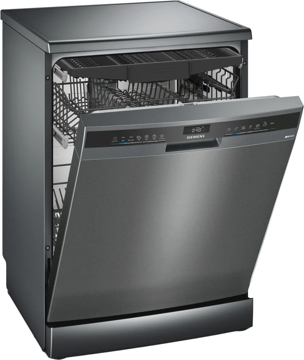 iQ300 SN23IC62MT Solo Bulaşık Makinesi 60 cm Brushed black steel anti-fingerprint