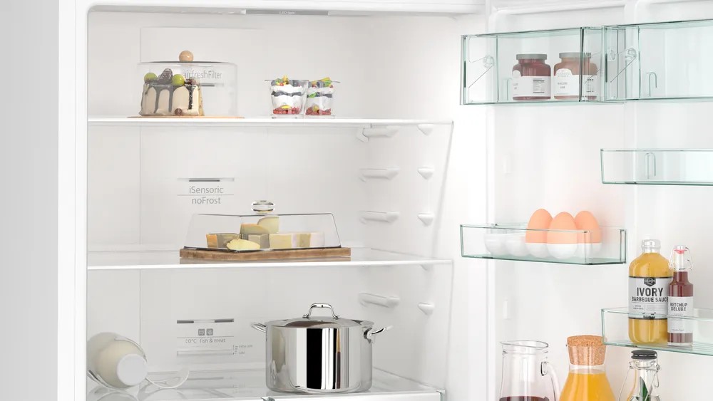 iQ300 KG76NVWE0N Alttan Donduruculu Buzdolabı 186 x 75 cm Beyaz, Total noFrost