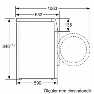 iQ500 WG44K2Z0TR Çamaşır Makinesi 9 kg maks. 1400 dev./dak.