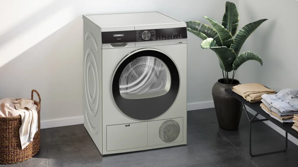 iQ300 WQ41G20TTR Isı Pompalı Kurutma Makinesi 9 kg Gümüş