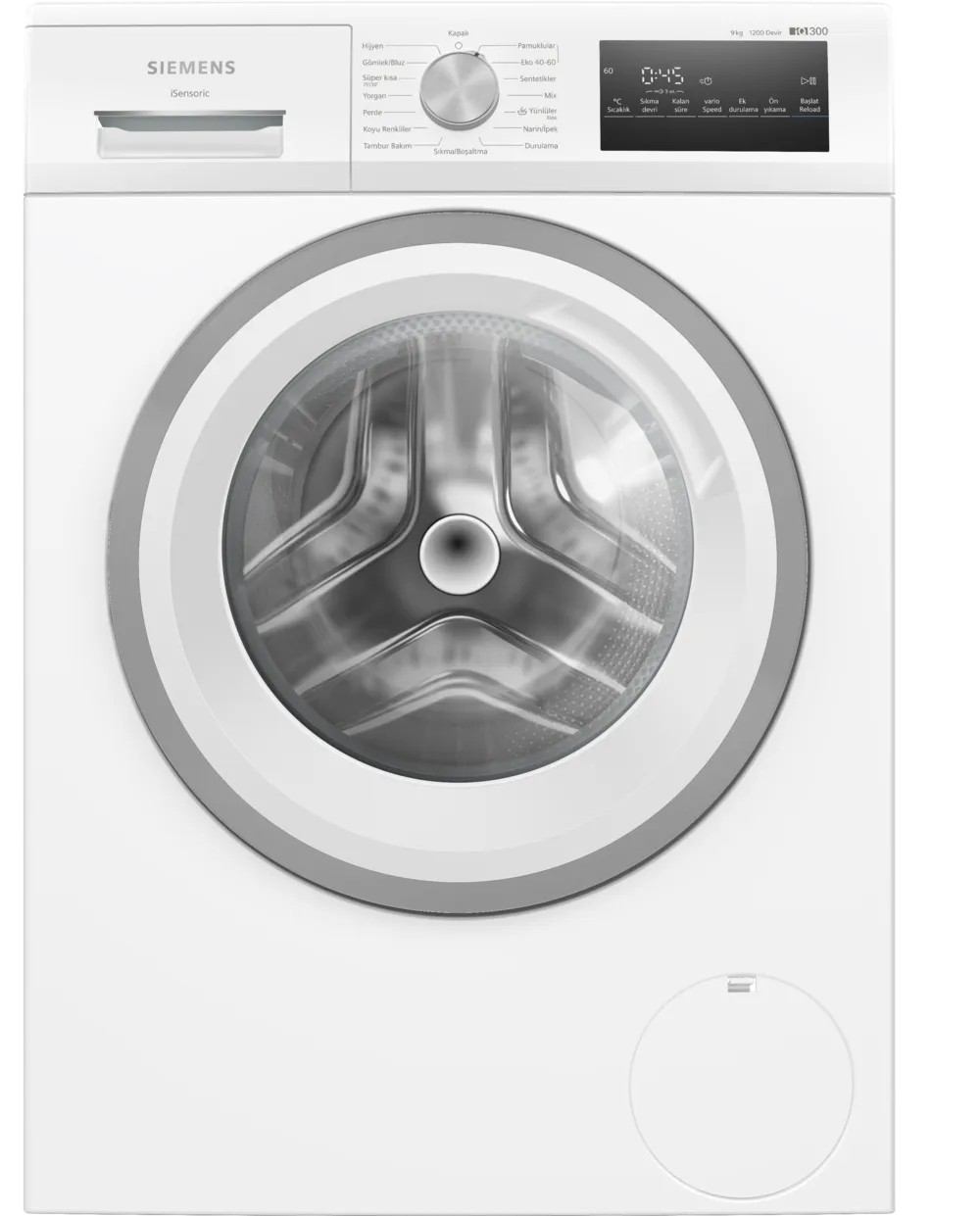 iQ300 WM12N200TR Çamaşır Makinesi 9 kg 1200 dev./dak., Beyaz