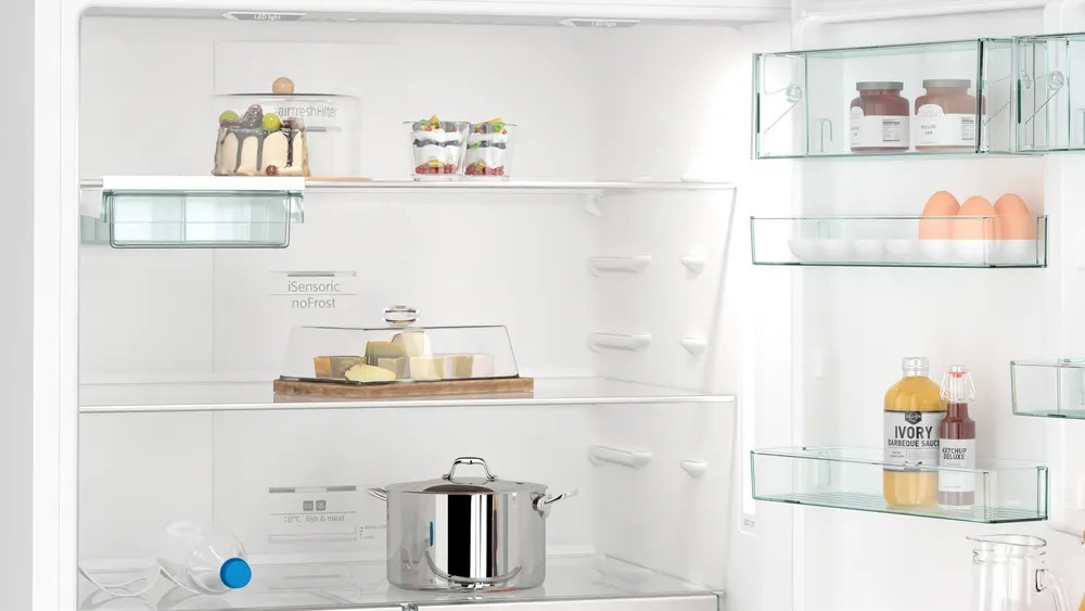 iQ500 KG86NCWE0N Alttan Donduruculu Buzdolabı 186 x 86 cm Beyaz, Total noFrost