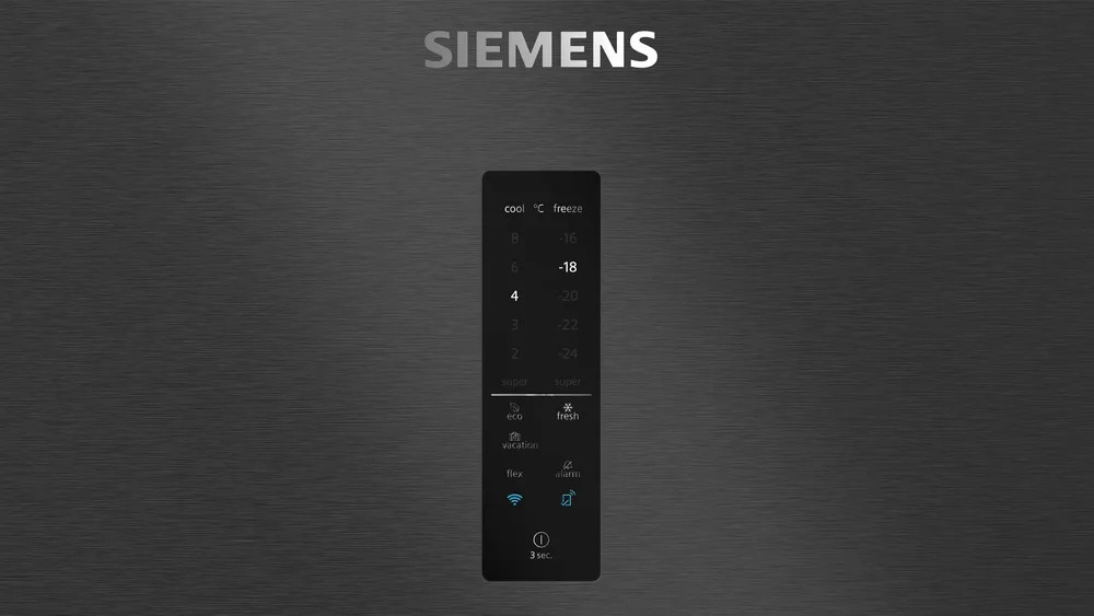 iQ700 KG86PAXB0N Alttan Donduruculu Buzdolabı 186 x 86 cm BlackSteel, Total noFrost