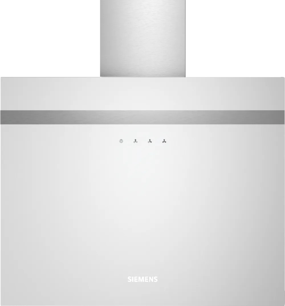 iQ300 LC65FCJ20T Duvar Tipi Davlumbaz 60 cm Beyaz Cam Yüzey, Beyaz
