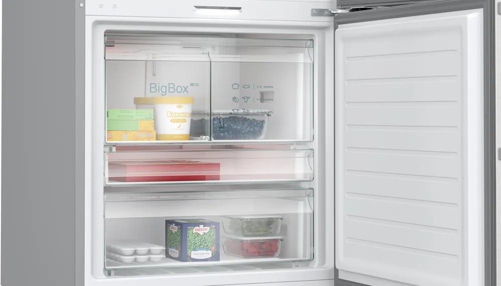 iQ700 KG76PAIC0N Alttan Donduruculu Buzdolabı 186 x 75 cm Kolay temizlenebilir Inox, Total noFrost