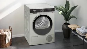 iQ300 WQ41G20TTR Isı Pompalı Kurutma Makinesi 9 kg Gümüş