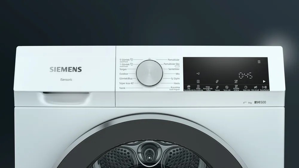 iQ500 WQ41G2C0TR Isı Pompalı Kurutma Makinesi 9 kg Beyaz