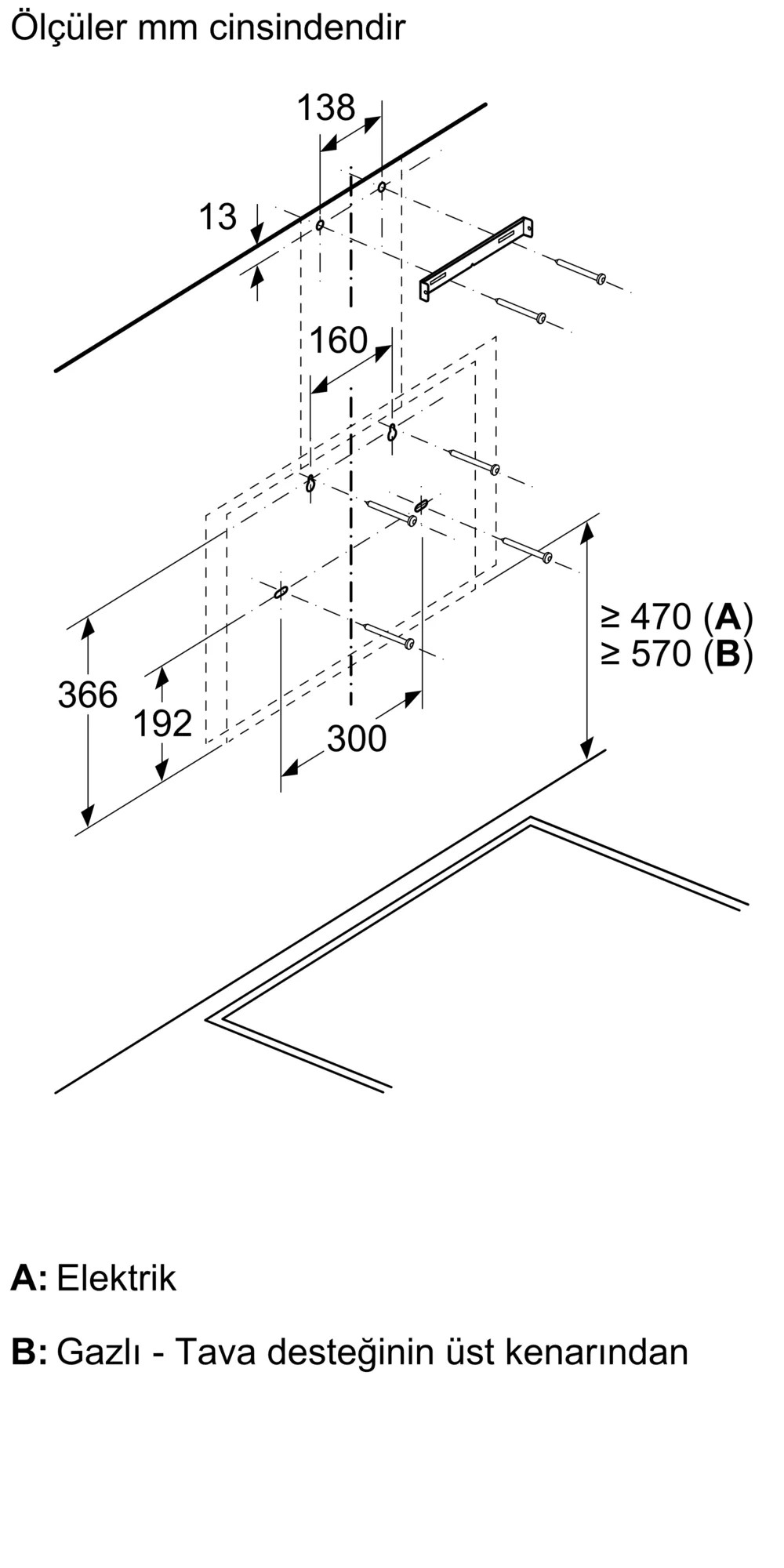 iQ300 Duvar Tipi Davlumbaz 60 cm Beyaz Cam Yüzey, Beyaz