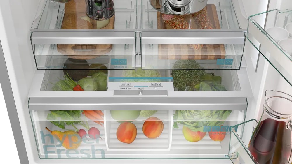 iQ700 KG76PAIC0N Alttan Donduruculu Buzdolabı 186 x 75 cm Kolay temizlenebilir Inox, Total noFrost