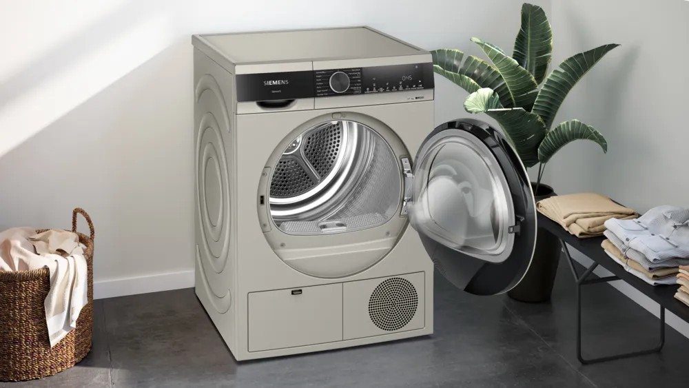 iQ300 WQ41G20TTR Isı Pompalı Kurutma Makinesi 9 kg Gümüş