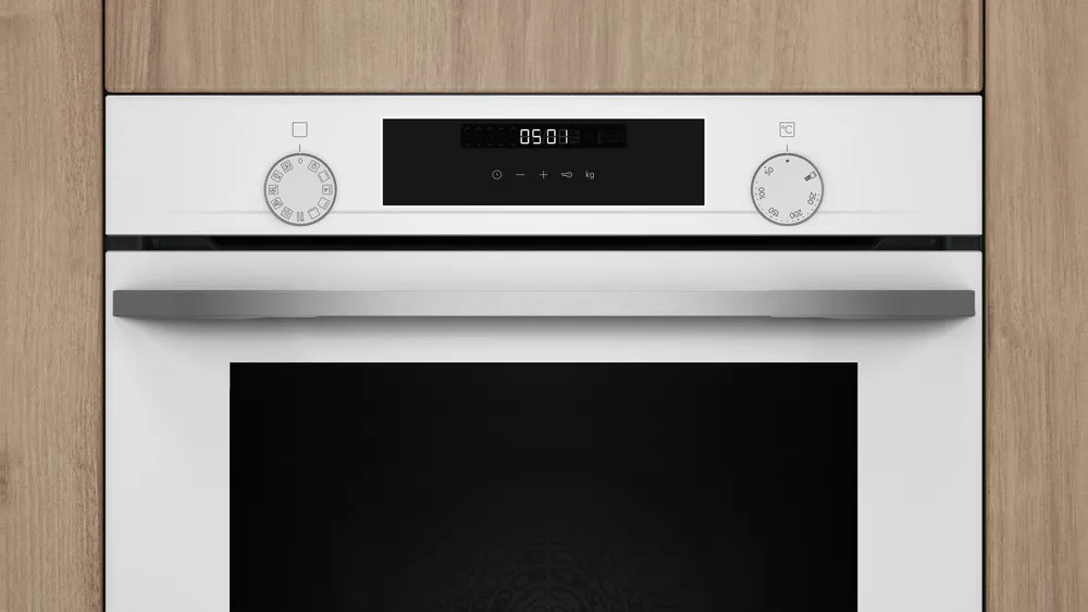 iQ300 HU736AEV0T Buhar Destekli Ankastre Fırın 60 x 60 cm Beyaz