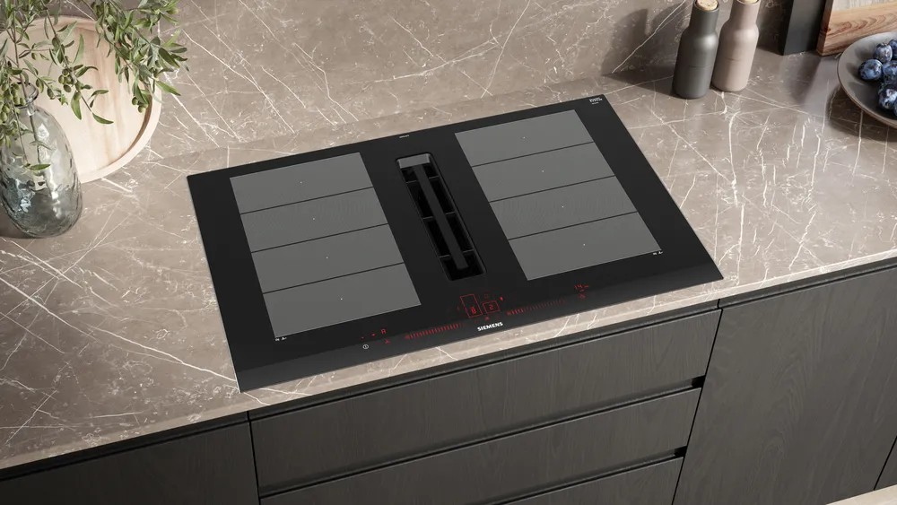 iQ700 EX875LX67E Davlumbaz Entegreli İndüksiyon Ocak,, 80 cm Çerçeveli Montaj