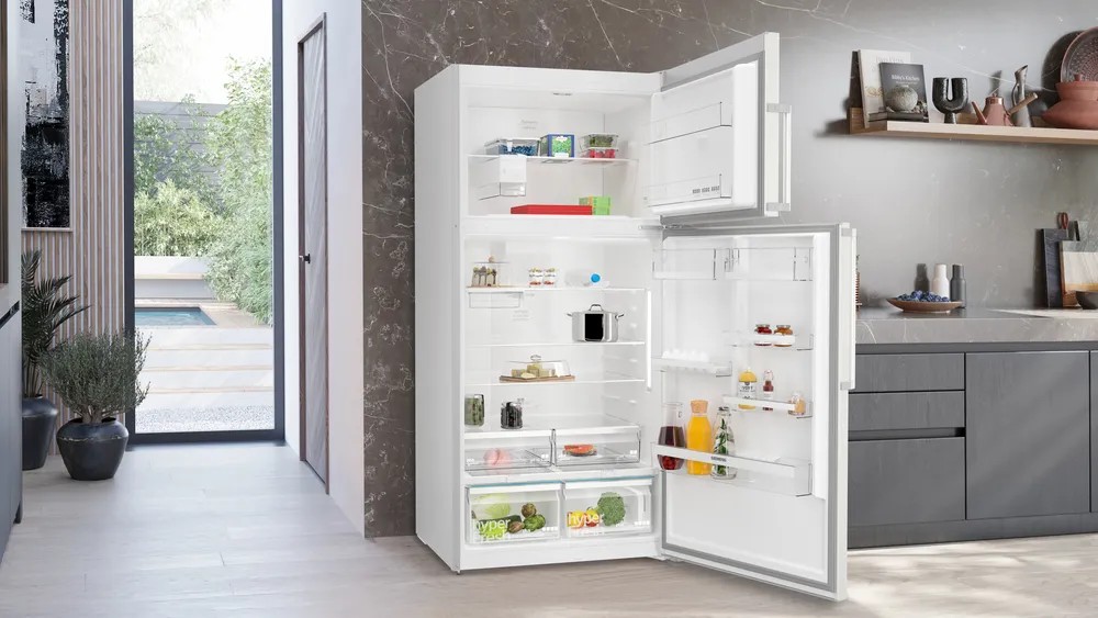 iQ500 KD86NAID1N Üstten Donduruculu Buzdolabı 186 x 86 cm Kolay temizlenebilir Inox, Total noFrost