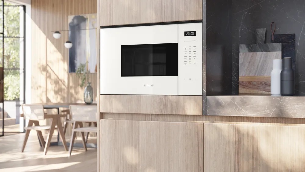 iQ500 BE525LMW2 Built-In Microwave with grill Beyaz