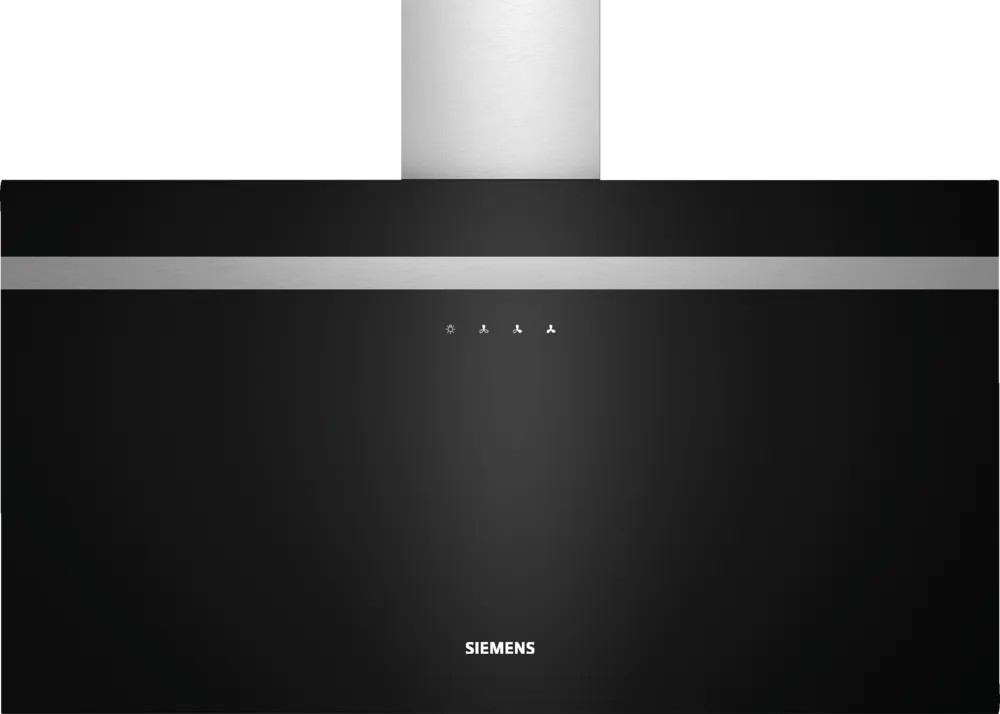 iQ300 LC95FCJ60T Duvar Tipi Davlumbaz 90 cm Siyah Cam, Siyah