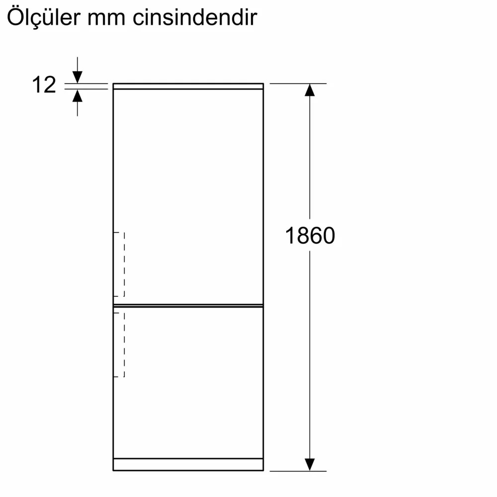 iQ700 Alttan Donduruculu Buzdolabı 186 x 86 cm Kolay temizlenebilir Inox, Total noFrost