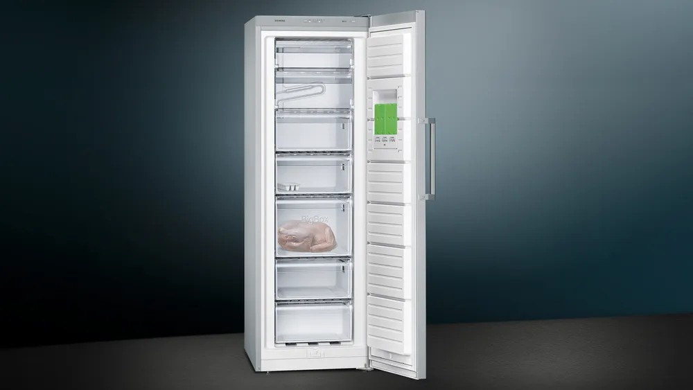 iQ300 GS33VVIE0N Solo Derin Dondurucu 176 x 60 cm Kolay temizlenebilir Inox