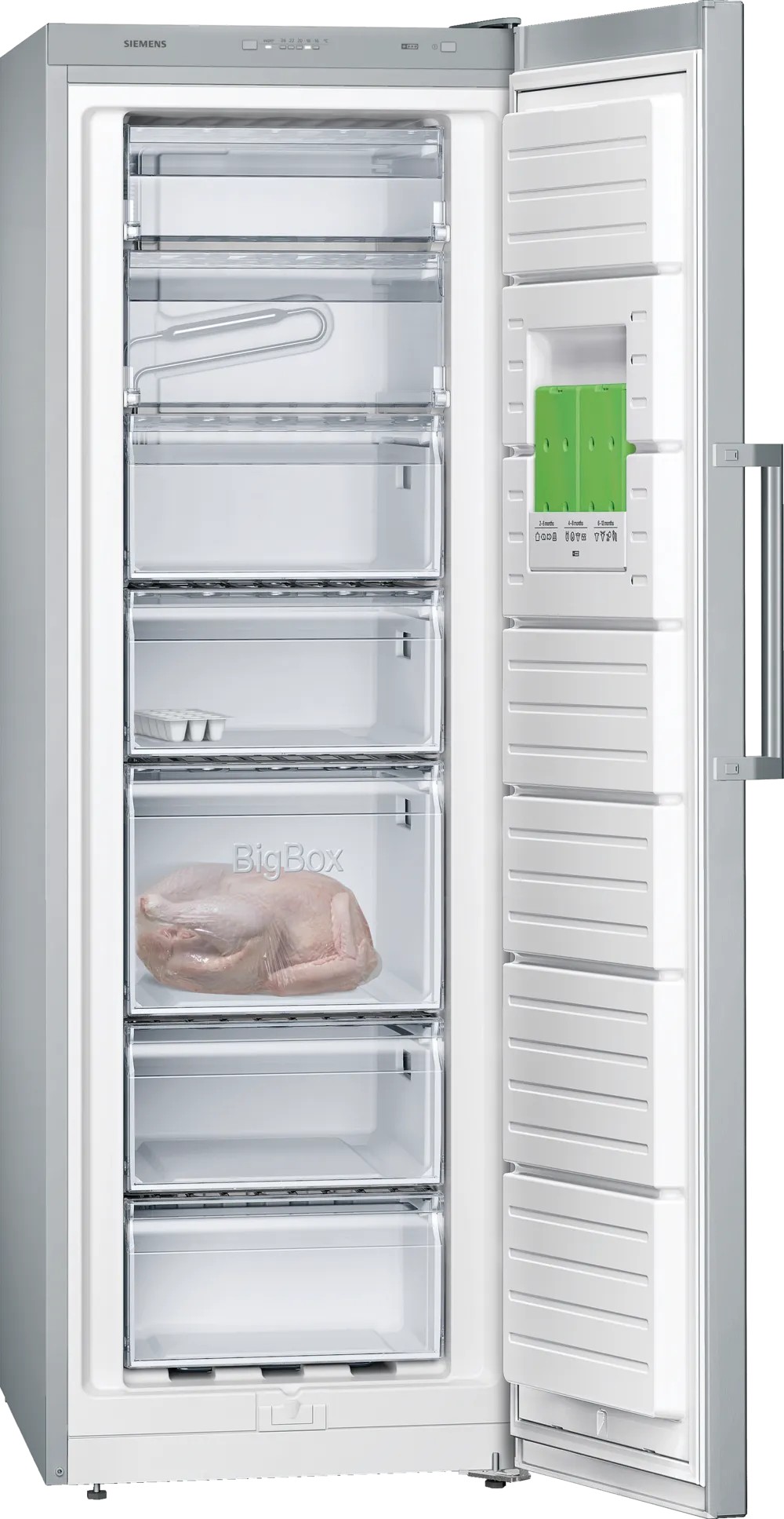 iQ300 GS33VVIE0N Solo Derin Dondurucu 176 x 60 cm Kolay temizlenebilir Inox