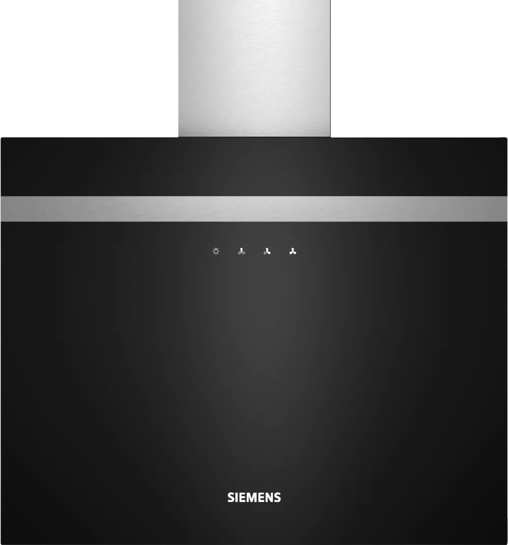 iQ300 LC65FCJ60T Duvar Tipi Davlumbaz 60 cm Siyah Cam, Siyah