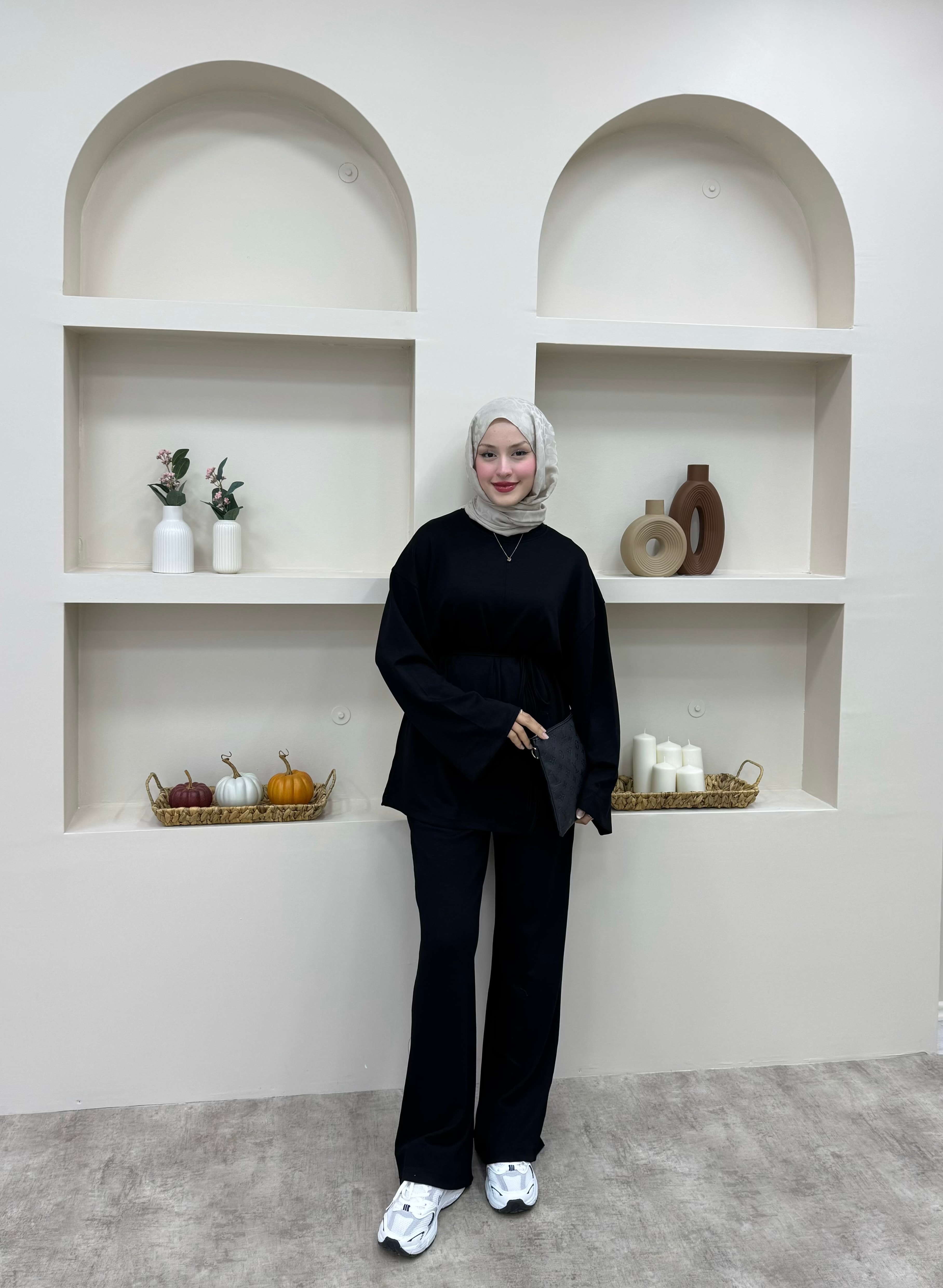 Lisa Oysho Basic Takım - Siyah