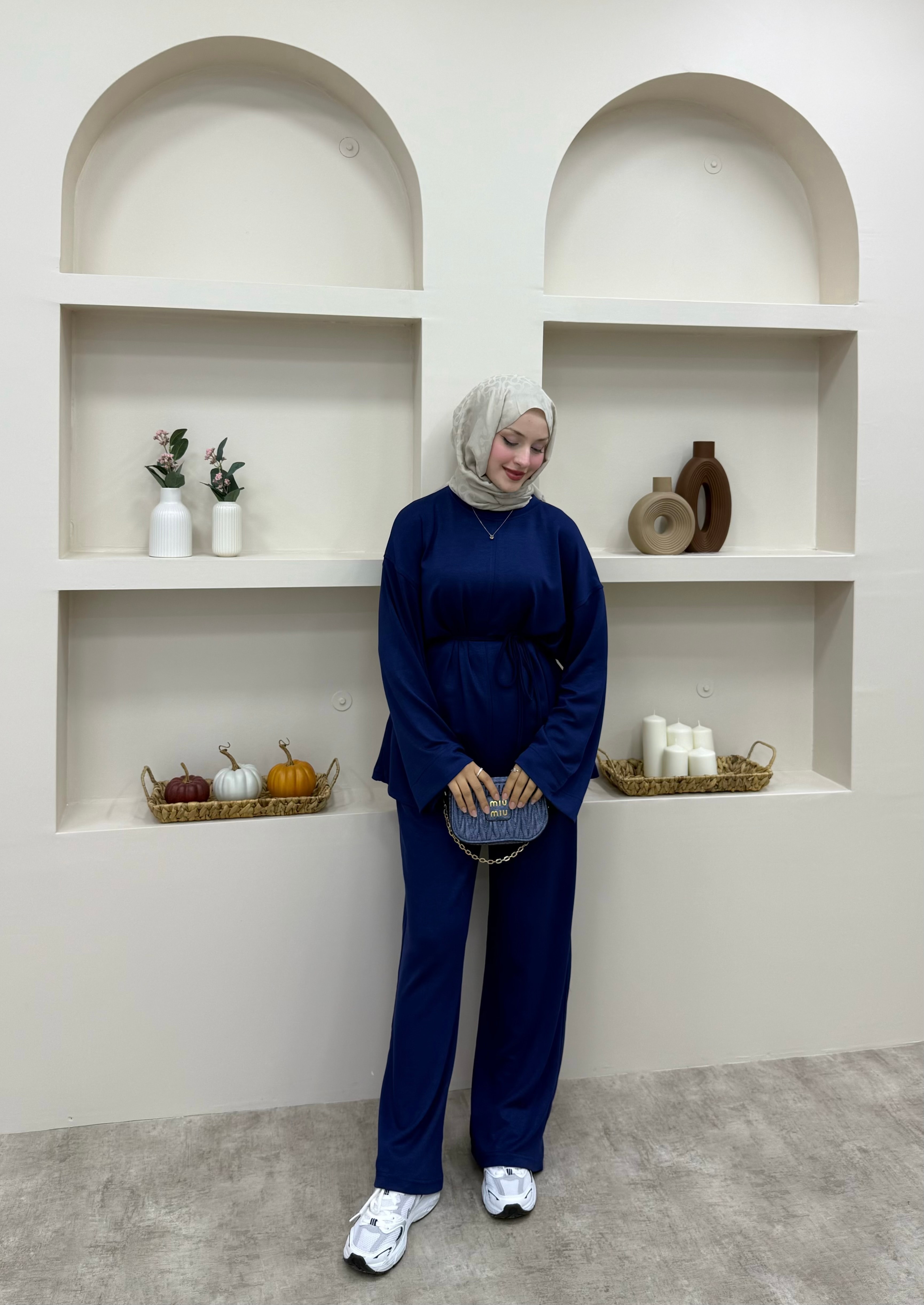 Lisa Oysho Basic Takım - Lacivert