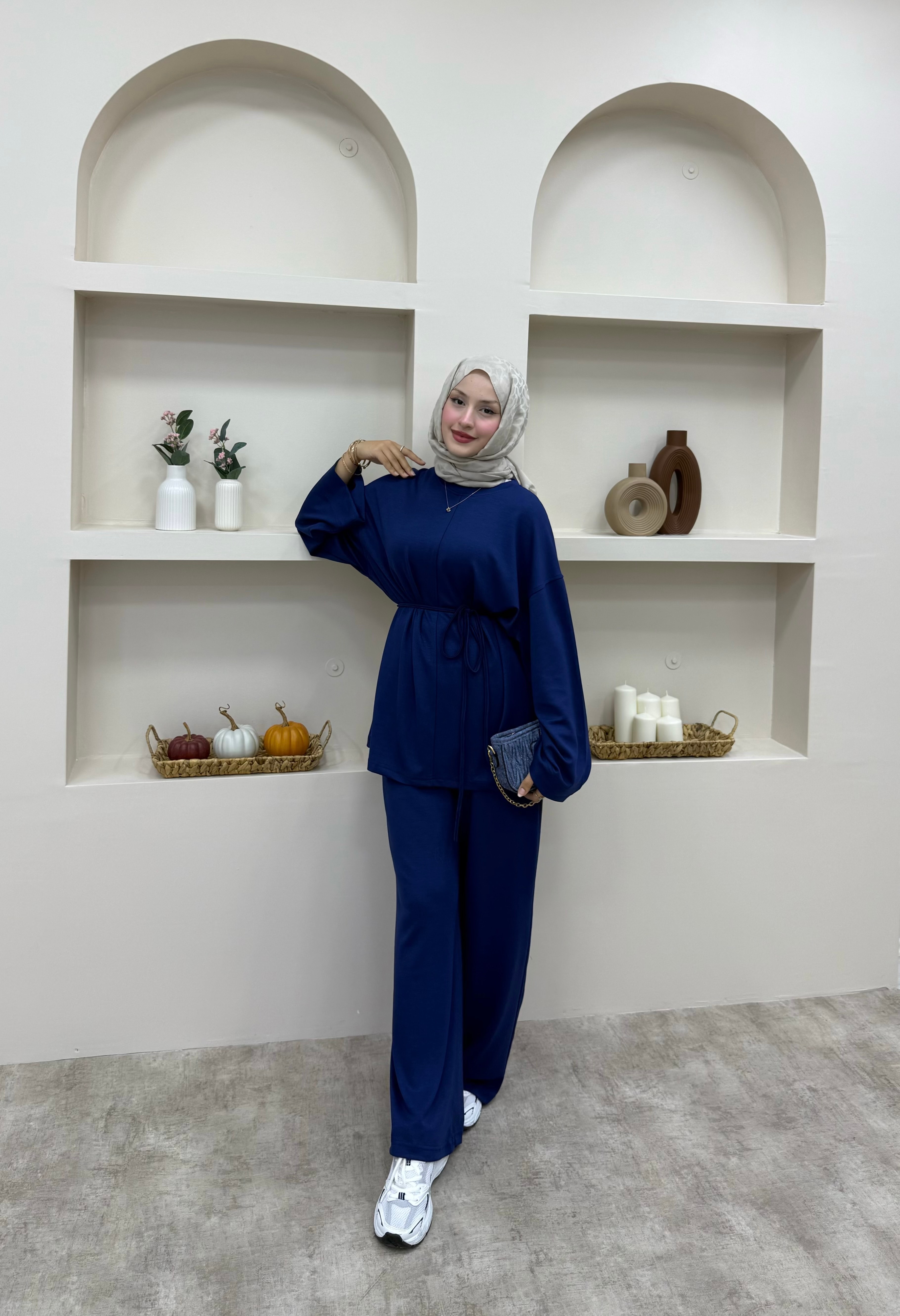 Lisa Oysho Basic Takım - Lacivert