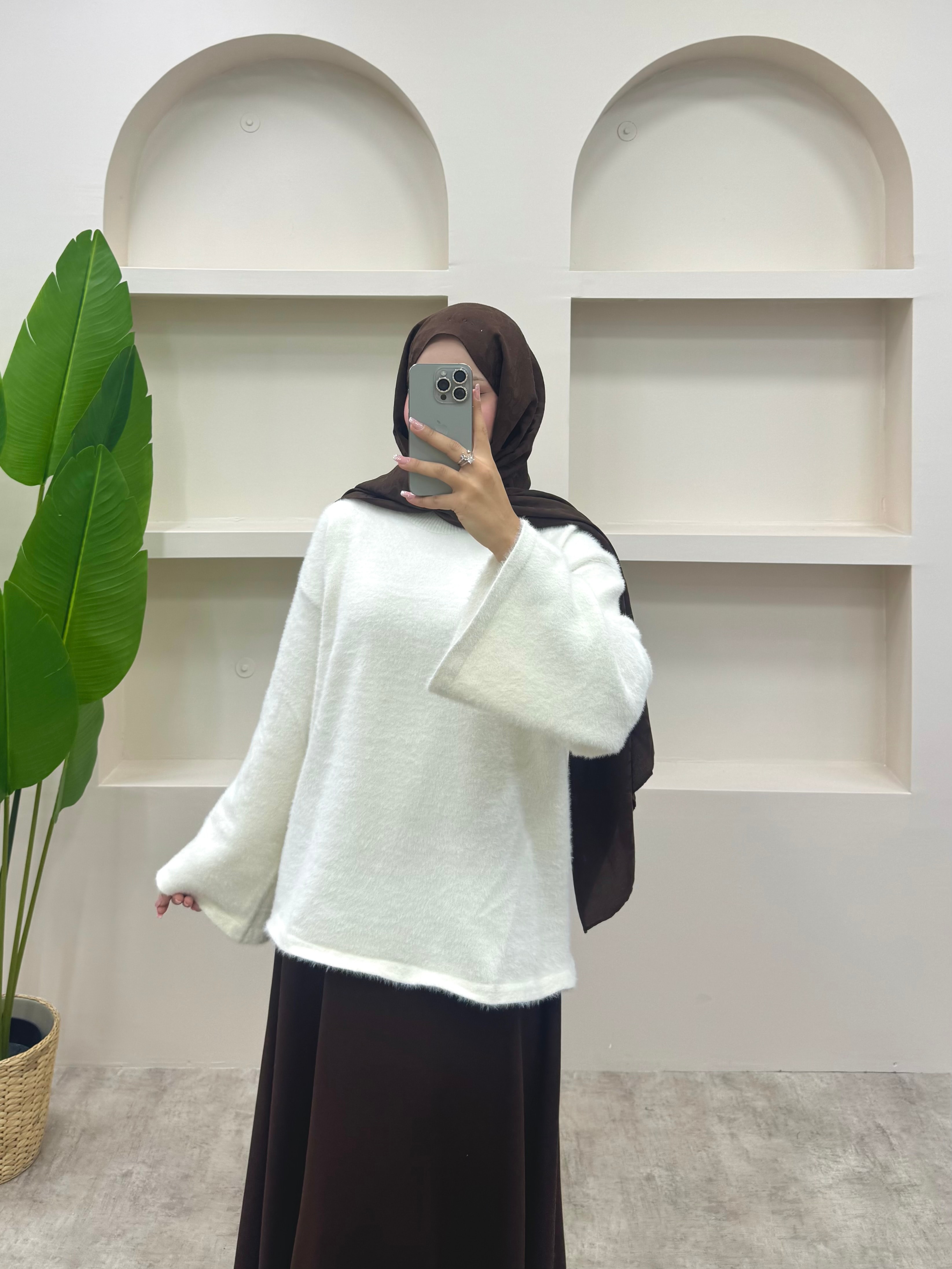 Lidya Angora Kazak - Beyaz