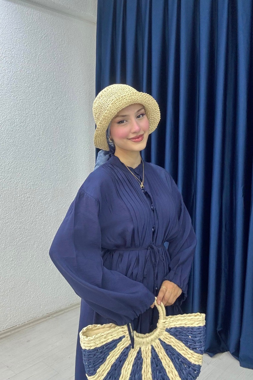 Boydon Düğmeli Elbise