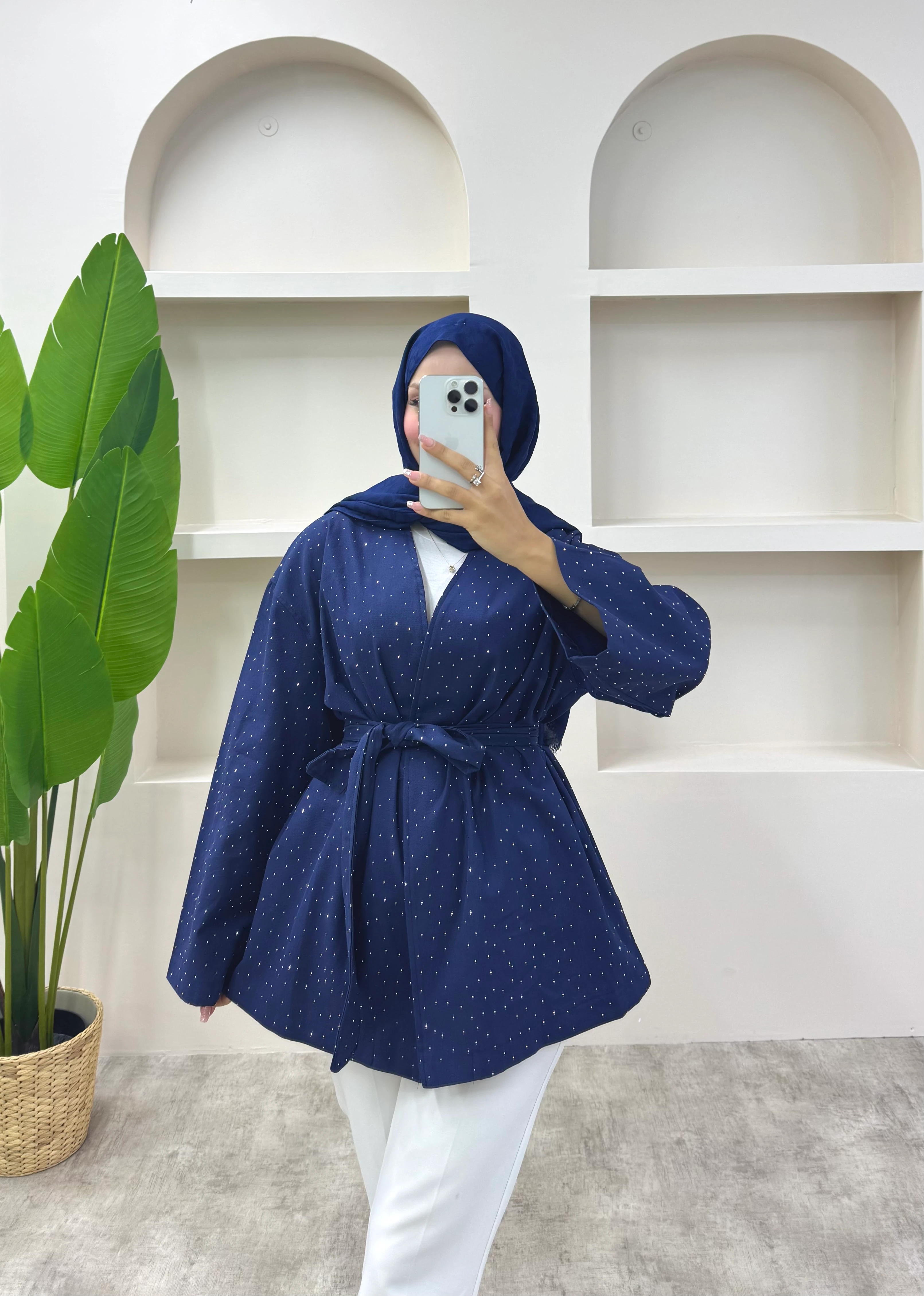 Taşlı Ceket  - Lacivert