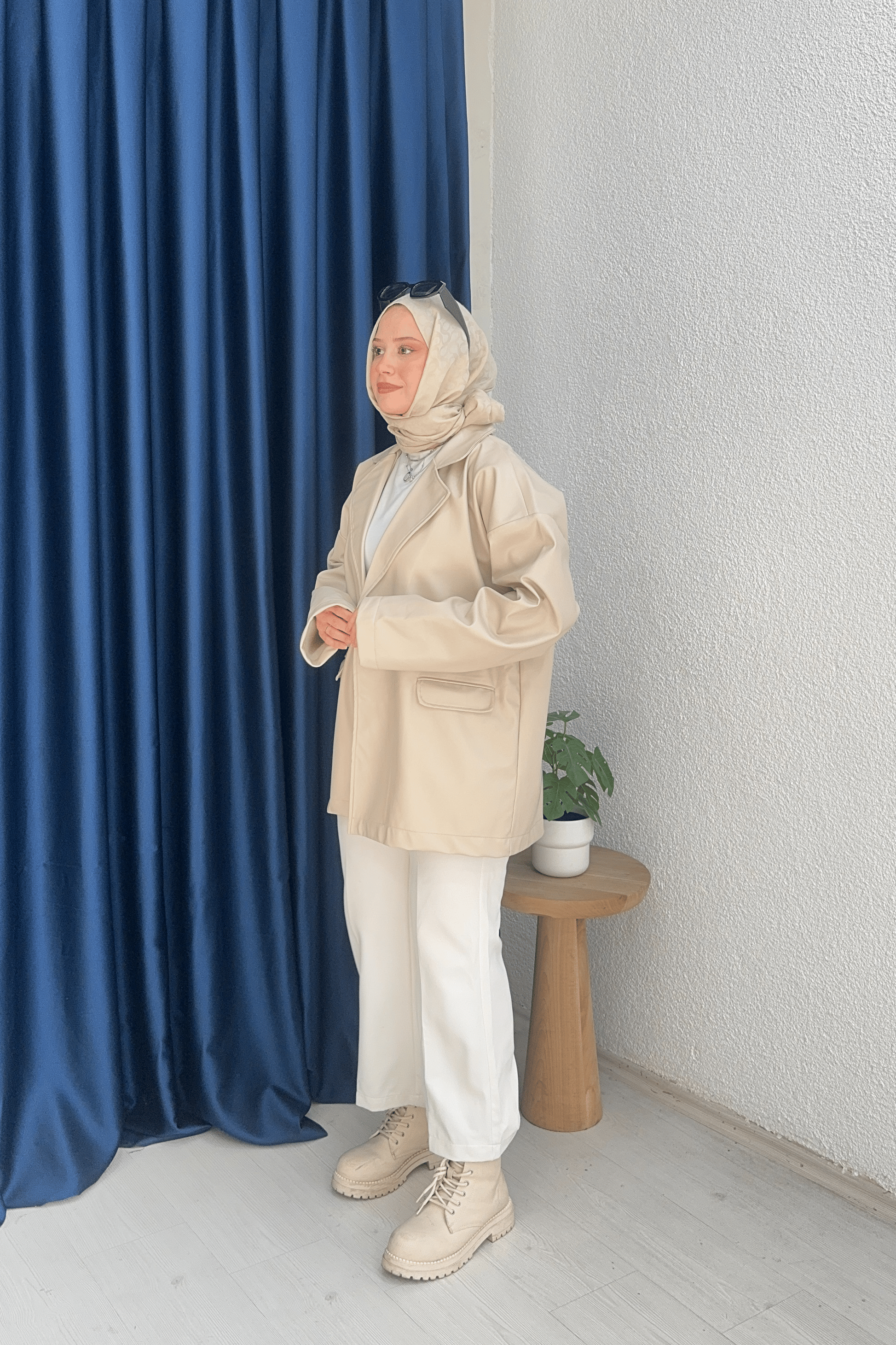 Oversize Deri Ceket