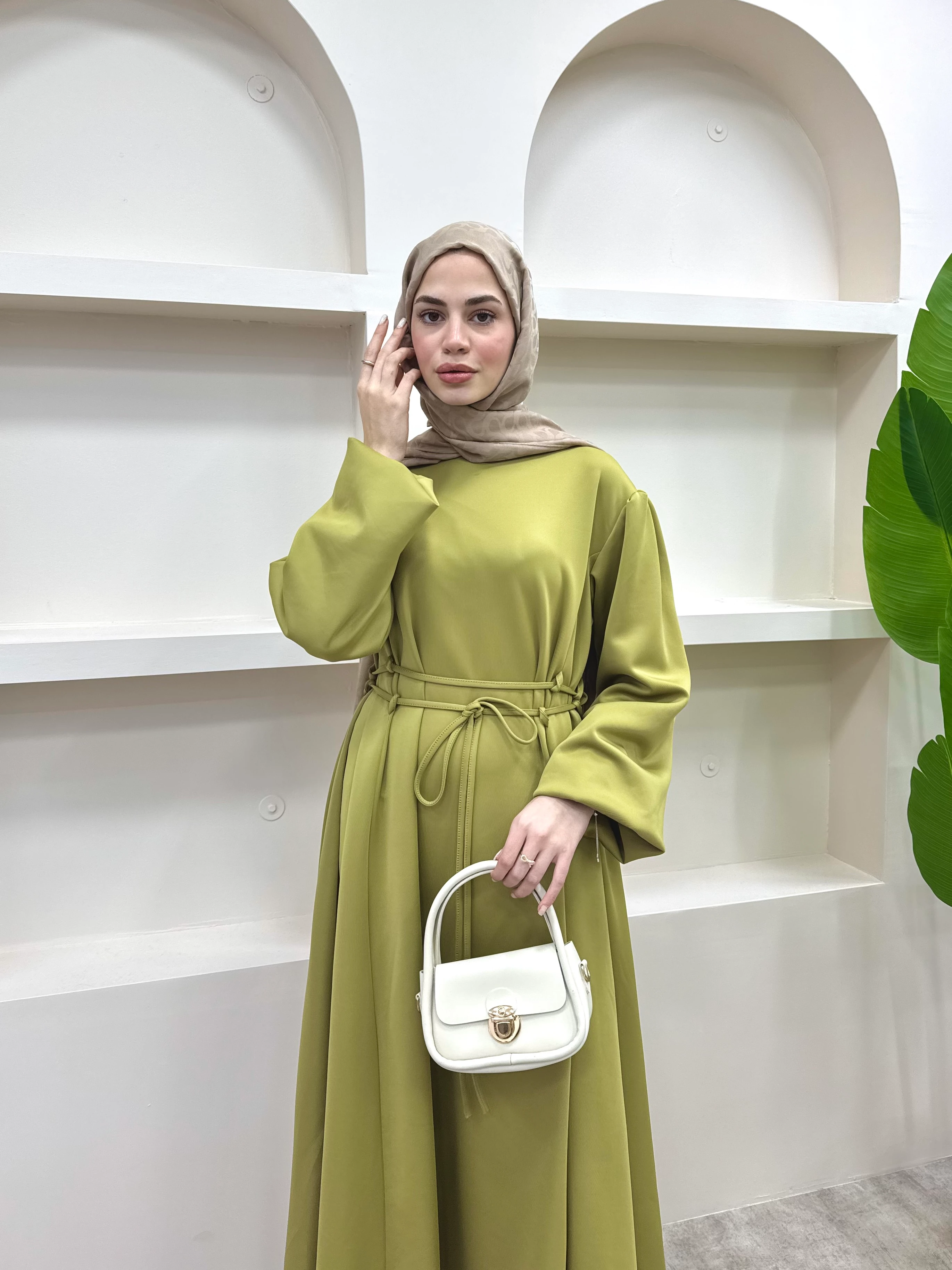 Melly Bağlamalı Scuba Elbise