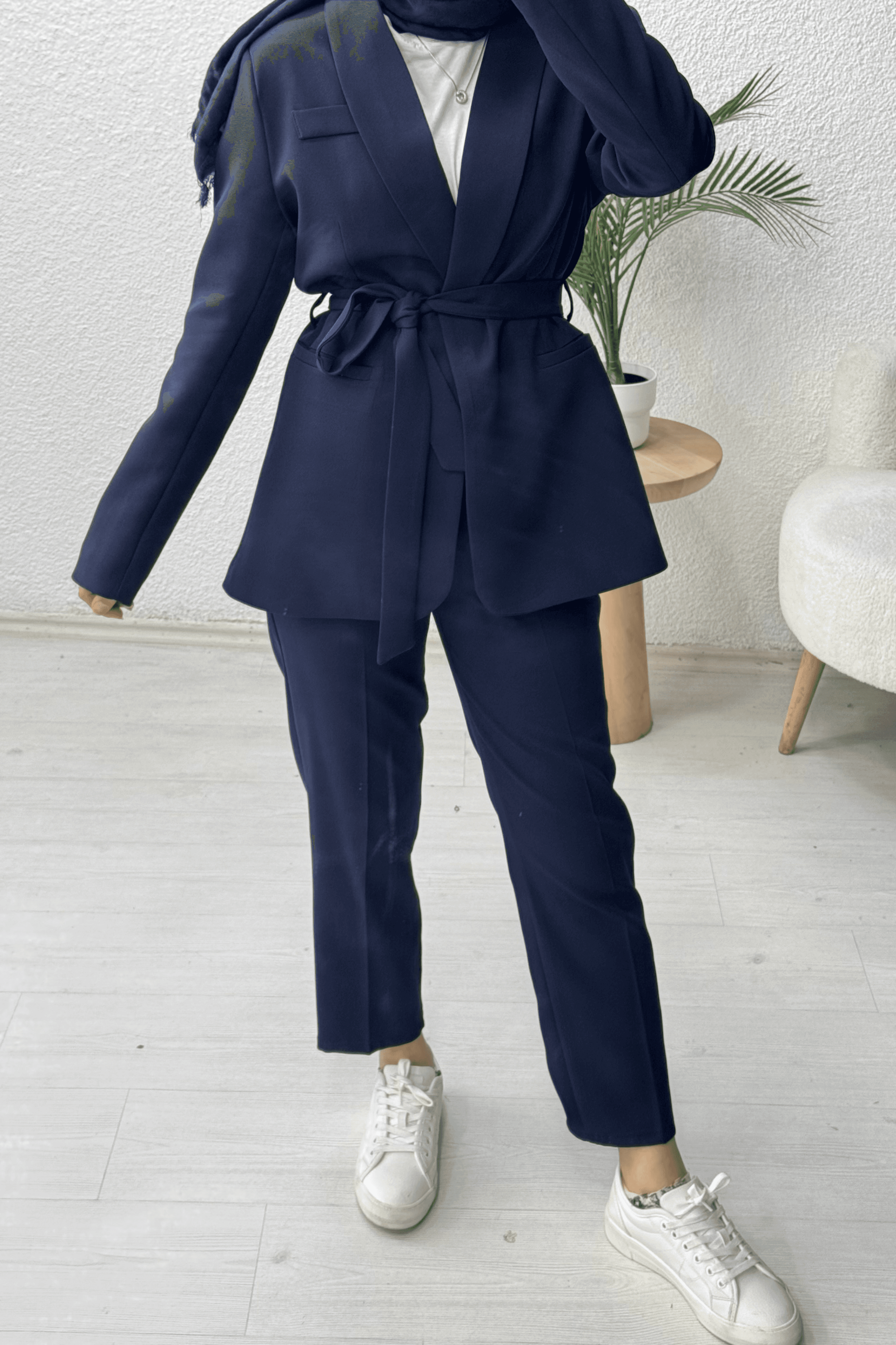 Kruvaze Yaka Blazer Ceket 