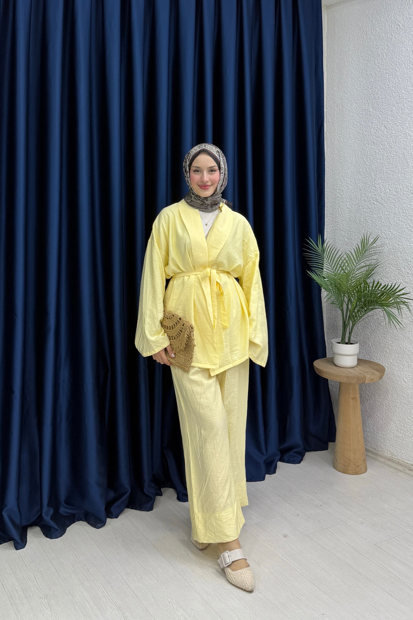 Kimono Takımı - sarı