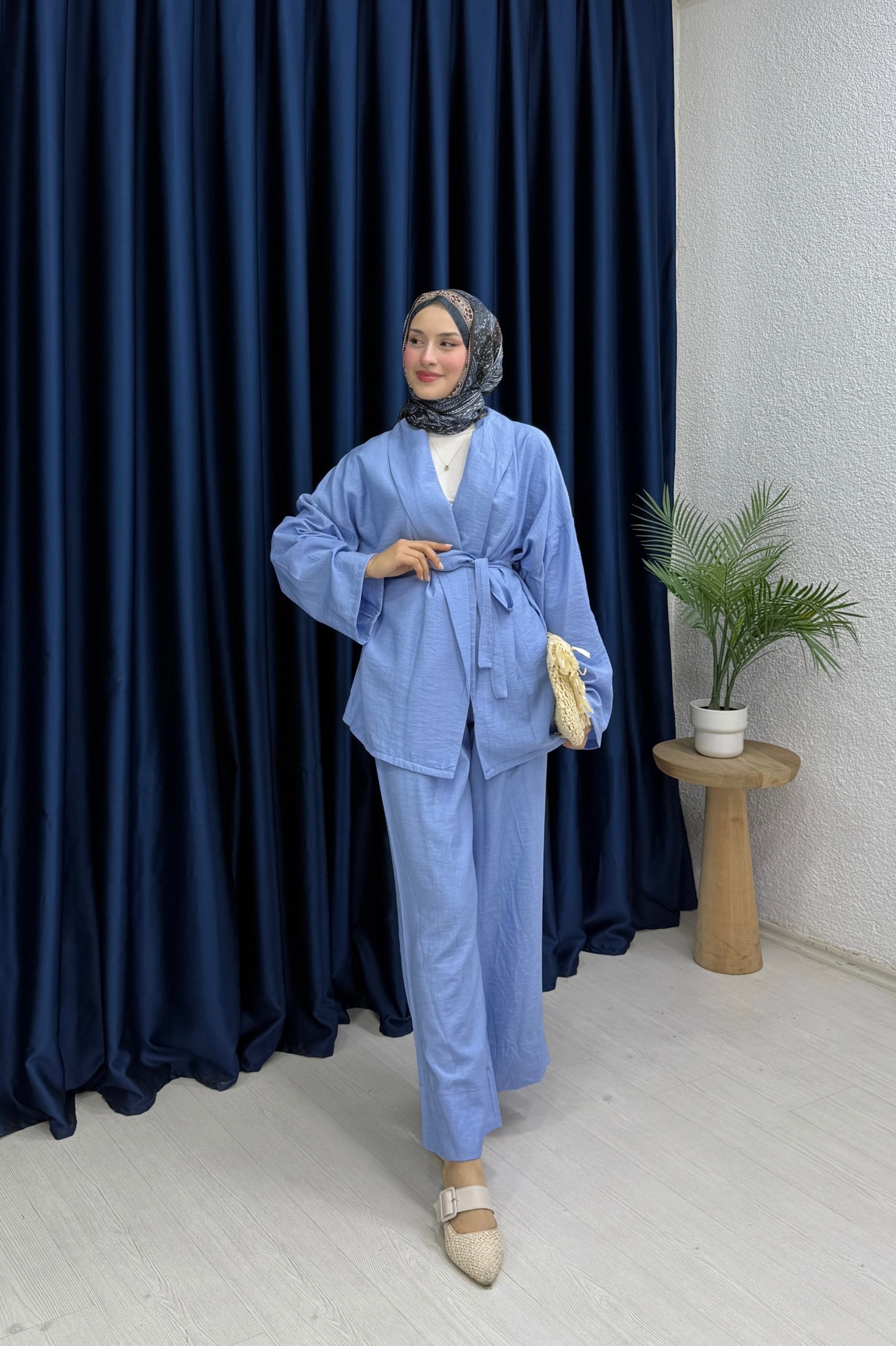 Kimono Takımı - mavi